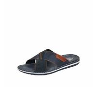Rieker Herren Pantoletten 21098, Männer Slipper,Sommerschuhe,sommerclogs,Schlupfschuhe,schluepfschuhe,Slides,Slip-ons,Mules,blau (14),44 EU / 9.5 UK