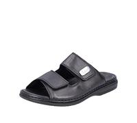 Rieker Pantolette Herren Leder, schwarz, Gr. 43