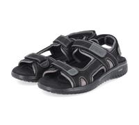 Rieker 26450-00 Herren Klassische Sandalen Leder & Textil in schwarz - Gr. 44