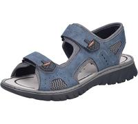 Sandale RIEKER "Rieker Sandalen Textil", Damen, Gr. 44, denim, Textil, Schuhe Sandale (65380849-44) denim