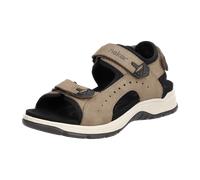 Rieker 26951-25 Hellbraun - Sandale - Herrenschuhe Sandale / Pantolette, Braun, leder/textil für Herren, braun, Größe 45 EU