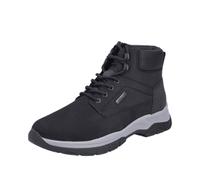 Rieker Winterboots 30241-00 – Herren Gr. 42, schwarz, Lederimitat/Nubukleder, Innenreißverschluss