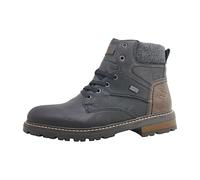 Winterstiefelette RIEKER Gr. 41, schwarz (schwarz, grau) Herren Schuhe Winterstiefel mit Schaftpolsterung (48551936-41)