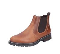 Rieker Herren Chelsea Boots Braun, Herren, Größe: 40, Material: Glattleder/Textil
