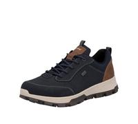 Sneaker RIEKER, Herren, Gr. 42, blau, Lederimitat, Schuhe Sneaker, Outdoorschuh, Halbschuh, Schnürschuh mit TEX-Membran (66901240-42) blau