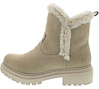 Rieker Damen Plateaustiefeletten 72682, Frauen Stiefeletten,plateauabsatz,warm,gefüttert,Winter,Boots,Stiefel,Bootee,beige (60),36 EU / 3.5 UK