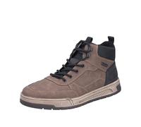 Sneaker RIEKER "Rieker Sneaker Lederimitat", Herren, Gr. 45, braun (hellbraun), Lederimitat, Schuhe (38602717-45) hellbraun