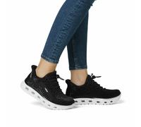 Rieker Damen M6066 Sneaker Low, Schwarz, 37 EU