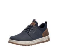 Slip-On Sneaker RIEKER, Herren, Gr. 40, blau, Lederimitat, Schuhe, Freizeitschuh, Halbschuh, Slipper mit TEX-Membrane (58795038-40) blau