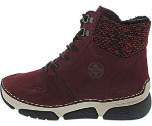 Rieker 38 bordeaux-rot-schwarz