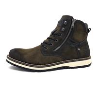 Winterboots RIEKER Gr. 40, schwarz (khaki, schwarz) Herren Schuhe (56004720-40) khaki, schwarz