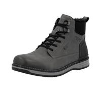 Winterboots RIEKER, Herren, Gr. 41, dunkelgrau, schwarz, Lederimitat, Schuhe Schnürboots, Winterstiefelette, Schnürboots mit wasserabweisender riekerTEX-Membran (64655864-41) dunkelgrau, schwarz