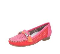 Rieker Damen 40065 Slipper, Rot, 36 EU