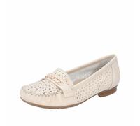 Rieker 40068 60 Damen Mokassin Beige Beige 41