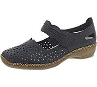 Rieker 41399, Damen Geschlossene Ballerinas, Blau (royal), 37 EU (4 UK)