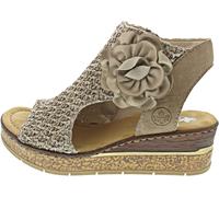 Rieker 42 marble/shell/jute
