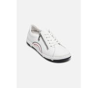 Rieker Damen Low-Top Sneaker 42424, Frauen Halbschuhe, lose Einlage,Sportschuhe,Freizeitschuhe,Turnschuhe,Laufschuhe,Weiss (80),39 EU / 6 UK