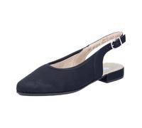 Rieker Damen Slingpumps 43161 – Schwarz, Nubuklederimitat – Gr. 41 (UK 7.5)