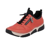 Rieker Damen Halbschuhe 45951 – rot – Größe 42 EU