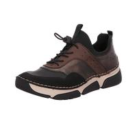 Rieker Damen Slipper 45961, Frauen Slip On,offener einschlupf,Halbschuhe,Slides,Schlupfschuhe,schluepfschuhe,Loafer,schwarz Kombi (00),41 EU / 7.5 UK