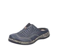 Rieker Damen 46395 Clogs, Blau, 40 EU