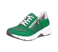 Rieker Damen 48135 Schnürhalbschuhe, Grün, 37 EU