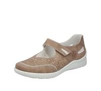 Rieker Damen Ballerina 48996 – Beige (62) Gr. 38 EU