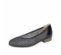 Rieker 51960 00 Damen Ballerina Schwarz Schwarz 41