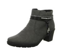 Rieker 54953-45 fumo/schwarz-silber/schwarz Klassische Stiefeletten HW 18/19 für Damen, grau, Größe 41 EU