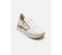 Rieker Damen Sneaker Reißverschluss Schnürschuh mit losen Einlagen 58902, Größe:37 EU, Farbe:Weiß