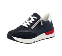 Rieker Damen Low-Top Sneaker 58923, Frauen Halbschuhe, lose Einlage,Turnschuhe,Laufschuhe,straßenschuhe,Strassenschuhe,blau (14),40 EU / 6.5 UK