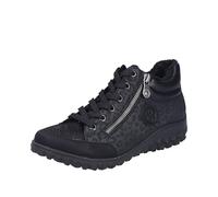Rieker 59500-00 Schnürstiefel Synthetik Damen in schwarz-Kombi