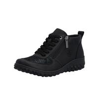 Rieker 59541-30 Schnürstiefel Textil & Synthetik Damen in rot-Kombi