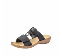 Rieker 60885 00 Damen Pantolette Regina Schwarz Schwarz 40
