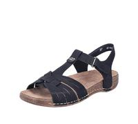 Rieker Damen 61461 Riemchensandalen, Schwarz, 41 EU
