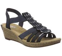 Rieker 62436, Damen Geschlossene Sandalen, Blau (pazifik), 39 EU (6 UK)