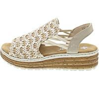 Rieker FSK Damen Sandalen für Damen, beige, Gr. 43 EU