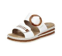 Rieker Damen Sandalen FSK 62993 Weiß/Nuss Größe 41