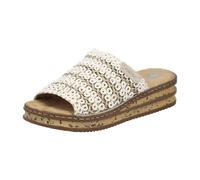 Rieker Damenschuhe Klassische Pantoletten creme-gold/ginger creme-gold/ginger - Gr. - 37