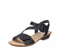 Rieker 63460 00 Damen Sandale Schwarz Schwarz 40