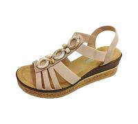 Rieker Damen Pantoletten 63778, Frauen Slipper,schluepfschuhe,Slip-ons,Backless Slipper,Mules,Gartenschuhe,Sommerschuhe,rosa (31),42 EU / 8 UK