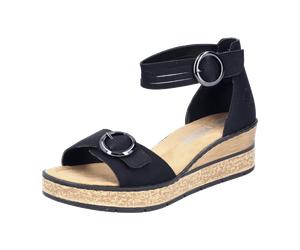 Rieker 63780-00 für Damen, schwarz, Größe 38 EU