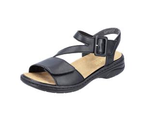 Rieker 6456100 645 für Damen, schwarz, Größe 38 EU