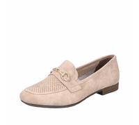 Rieker 651760 31 Damen Slipper Penny Loafer Beige (Rose) Beige 41
