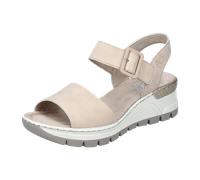 Rieker, Rieker Damen Keilsandaletten, Damen, Beige, Größe EU 40
