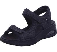 Trekkingsandale RIEKER "vegan", Damen, Gr. 43, schwarz, Lederimitat, Textil, sportlich, Schuhe, Klettschuh, Outdoorsandale, Sommerschuh mit Rieker Air Dämpfung (44479955-43) schwarz