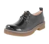 Rieker 72000-03 Black Womens Lace Up Shoes 40 Black