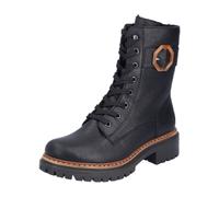 Rieker Damen Klassische Stiefeletten 72613, Frauen Stiefeletten,uebergangsschuhe,uebergangsstiefel,Boots,Stiefel,Bootee,schwarz (00),37 EU / 4 UK