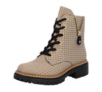 Rieker Damenschuhe Stiefel Schnürer Schnürstiefel Beige Freizeit EU 37