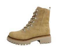 Rieker Damen Schnürstiefeletten 72643, Frauen Stiefeletten,halbstiefel,Kurzstiefel,uebergangsschuhe,uebergangsstiefel,Boots,beige (60),37 EU / 4 UK